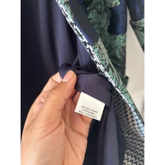 Eva Franco Veronica Car Coat floral sz 8 - Picture 9 of 12